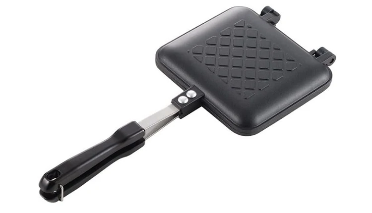 Campfire Pan Smores Cookout Camp 2 Cast Iron Pie Cooker Sandwich Makers New