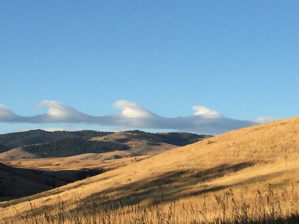 Billow Clouds or Kelvin-Helmholtz Clouds