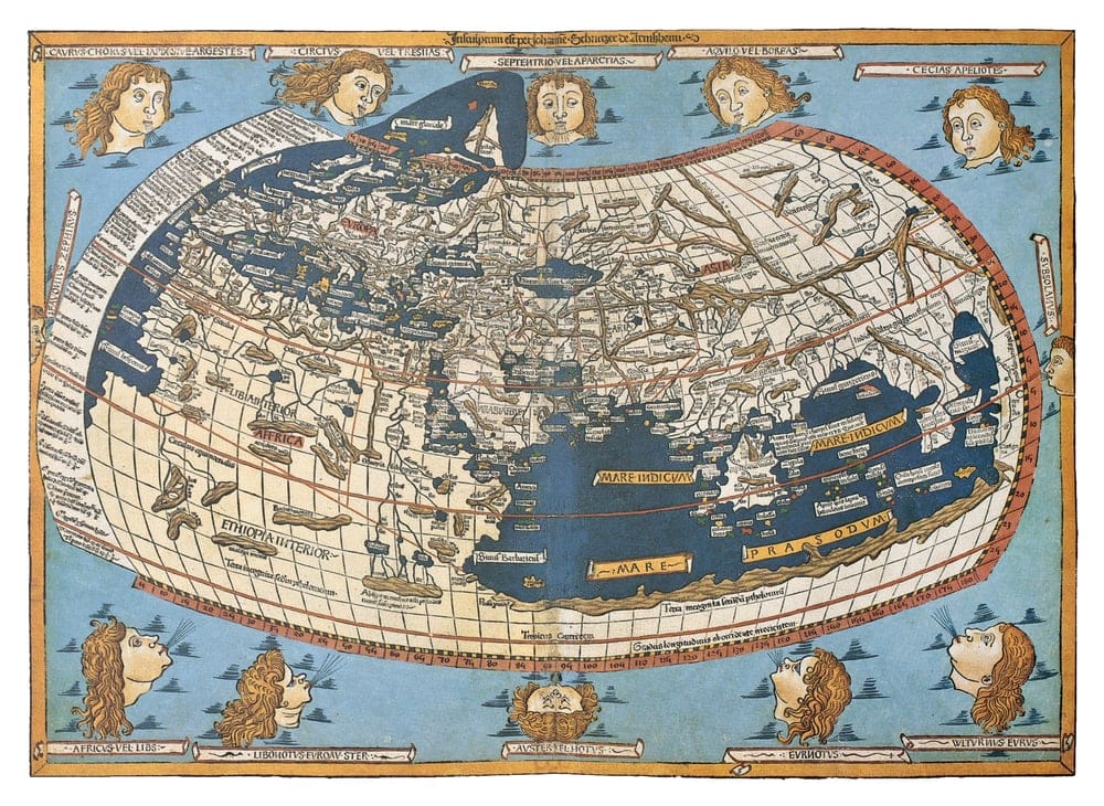 Ptolemy world map 