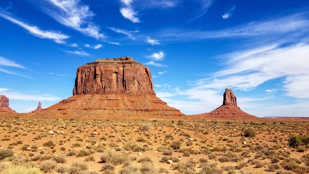 Image of Monument Valley in Arizona USA on the Navajo National reservation