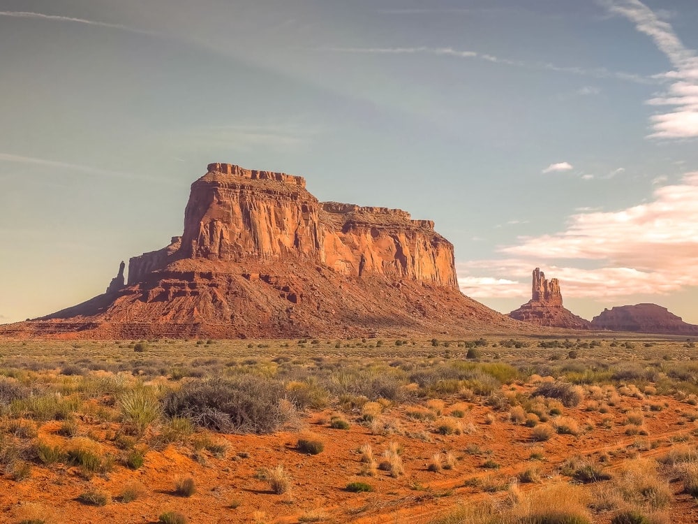 Image of eagle mesa in monument valley