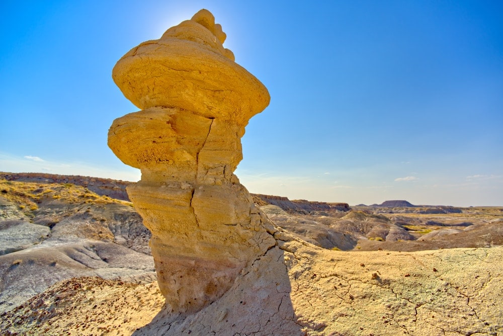 Hoodoos in Petrified National Forest Park