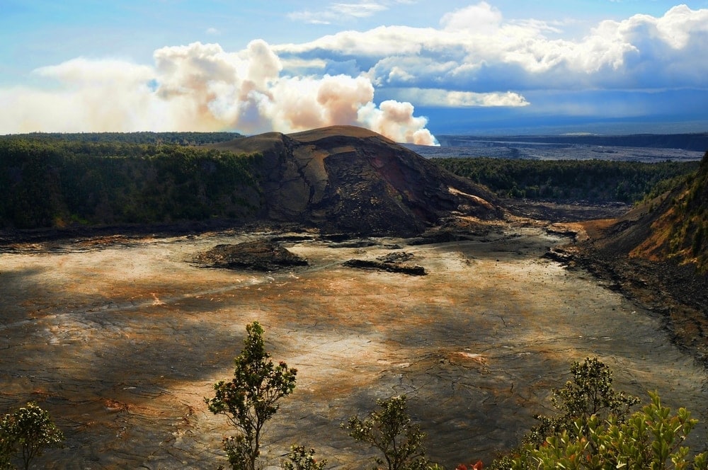 Kilaua Volcano ont the Big islande Hawaii
