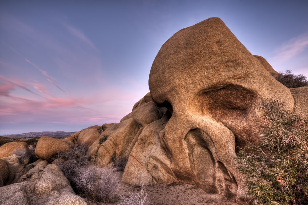 the Skull Rock Joshua Tree National Park