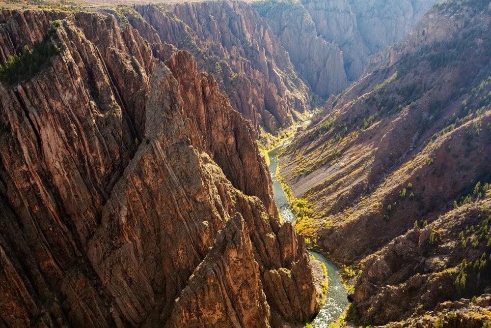 image of Black Canyon and the Gunnison River in Colorado, USA