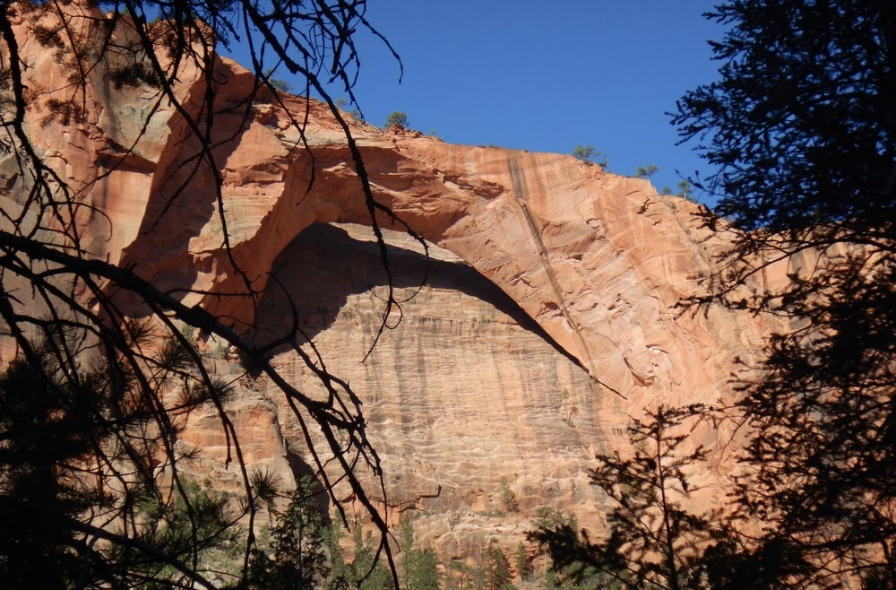 the Kolob Arch Found in the Zion National Park