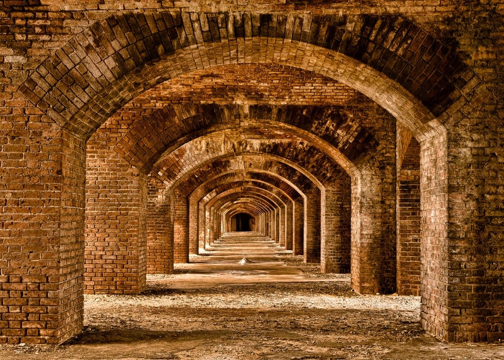 arches within the Fort Jefferson