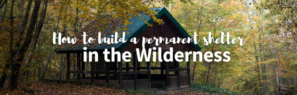 How to build a permanent shelter in the wilderness featured image