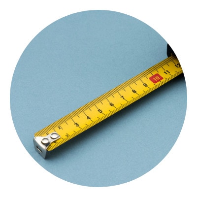 Measuring tape for making your tent