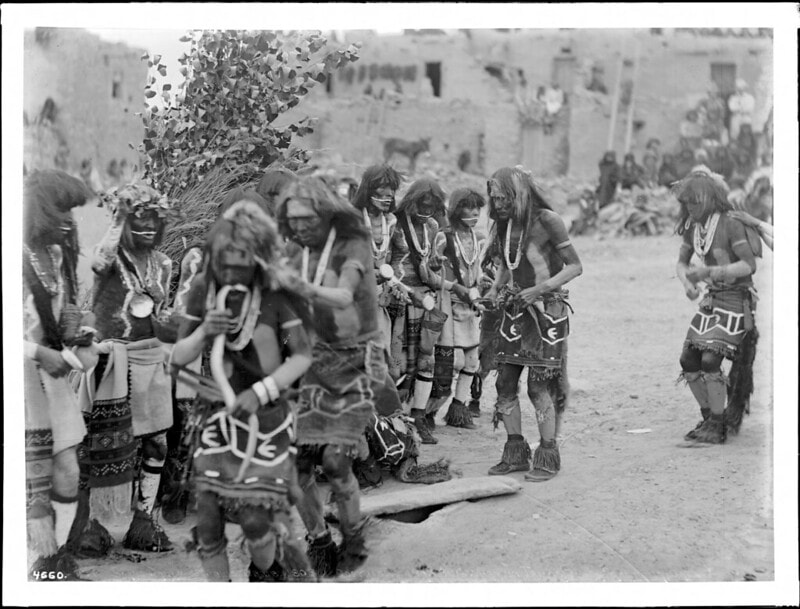Snake Dance of the Hopi Native American Tribe
