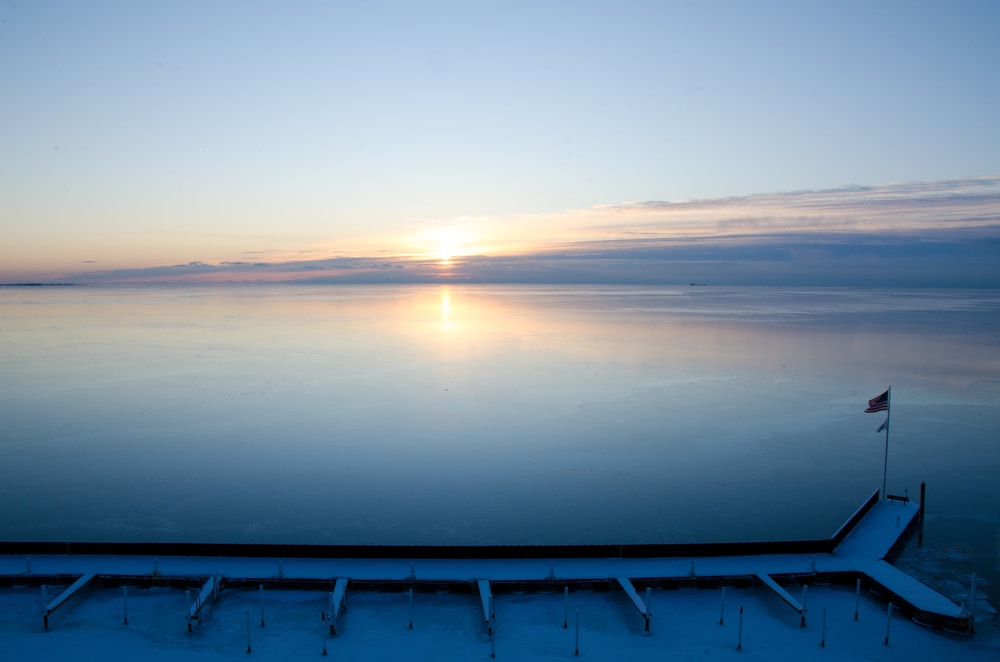 Sunrise over Lake St. Claire, Michigan