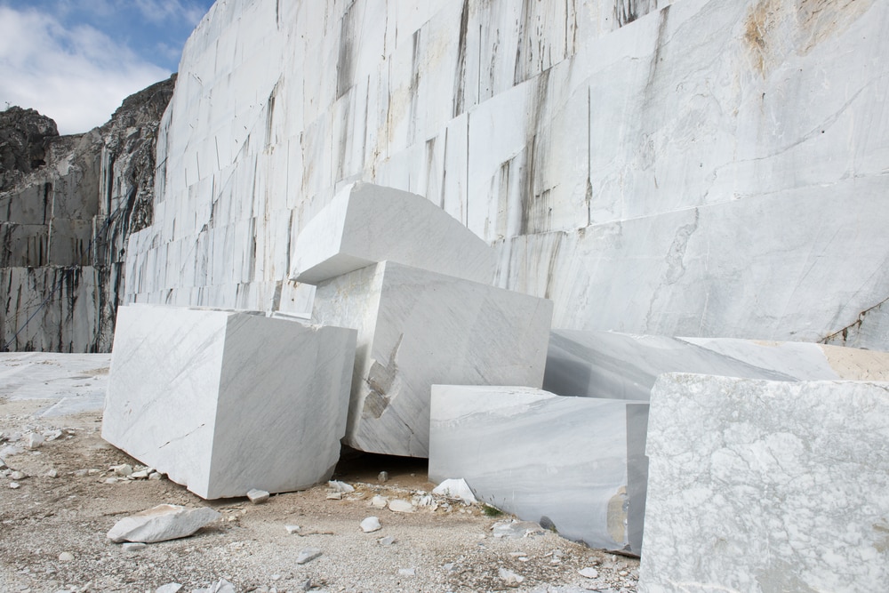 Blocks of Marble, Metamorphic Rocks example