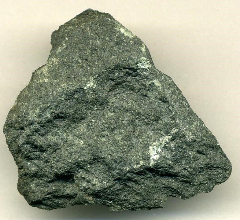 Greenstone, Metamorphic Rocks example, laying on the ground