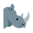 icon of a rhinoceros 