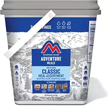 Mountain House Classic Bucket | Freeze Dried Backpacking & Camping Food