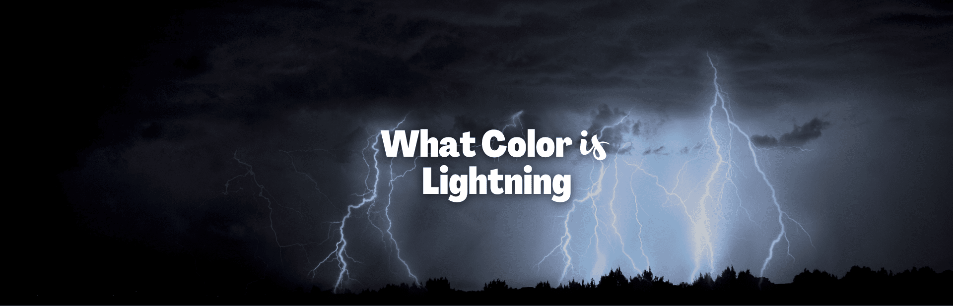 A Spectrum of Electrons: What Color is Lightning?