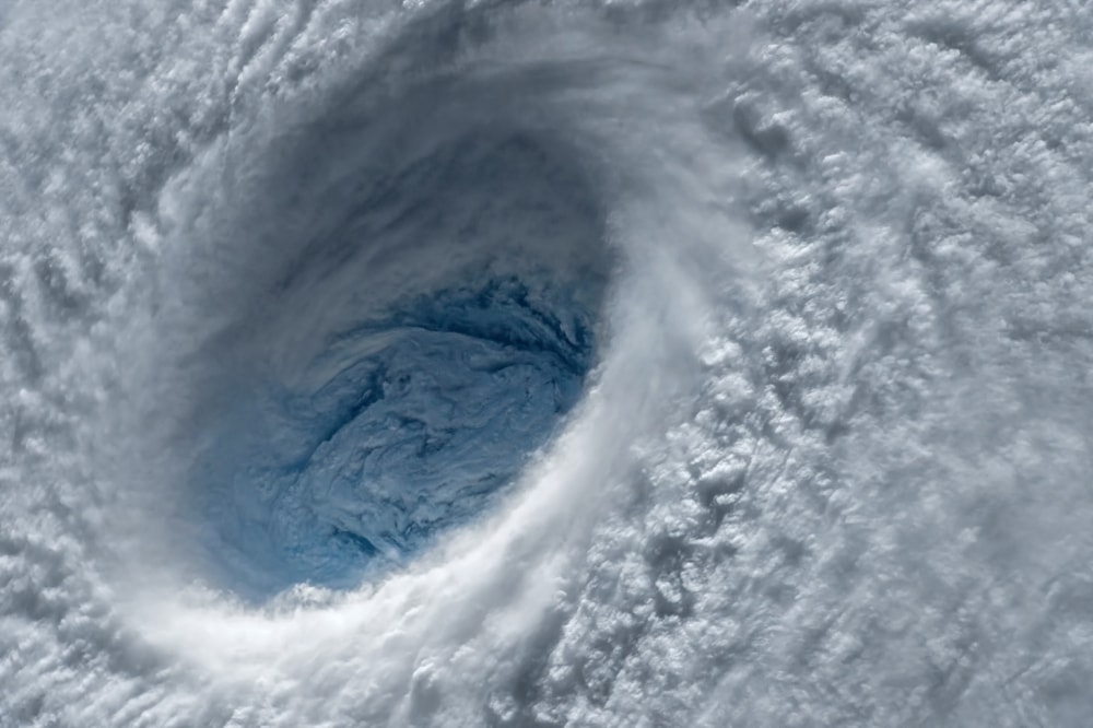 Close up shot of a clone in a cyclone