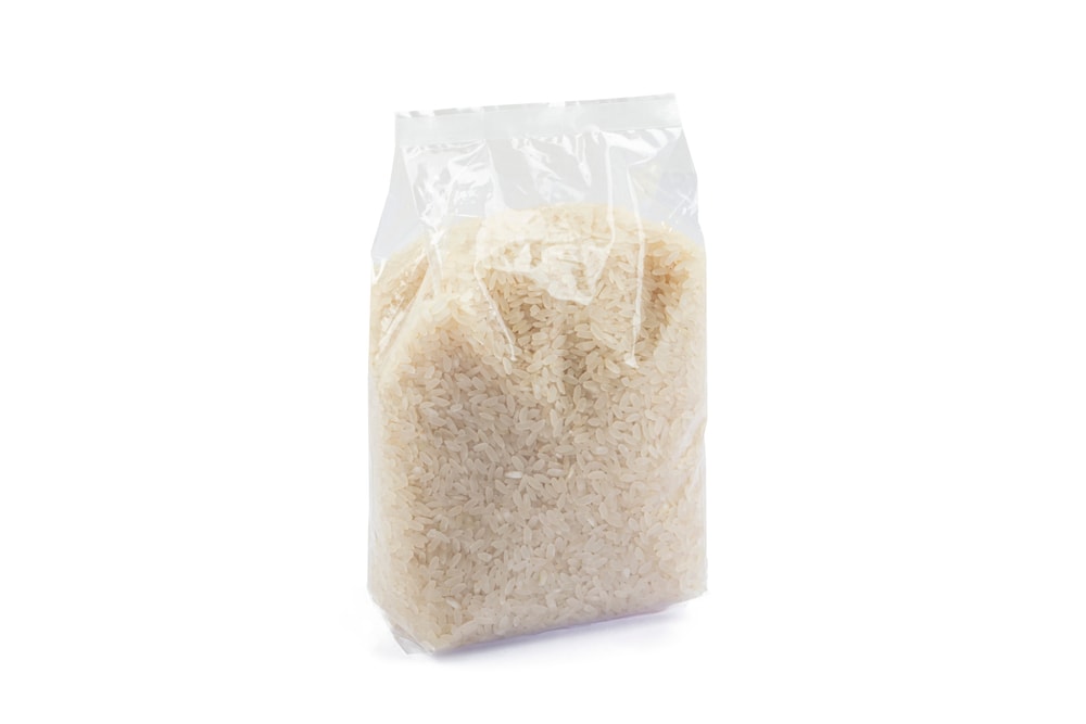 2-Minute Packet Rice on white background