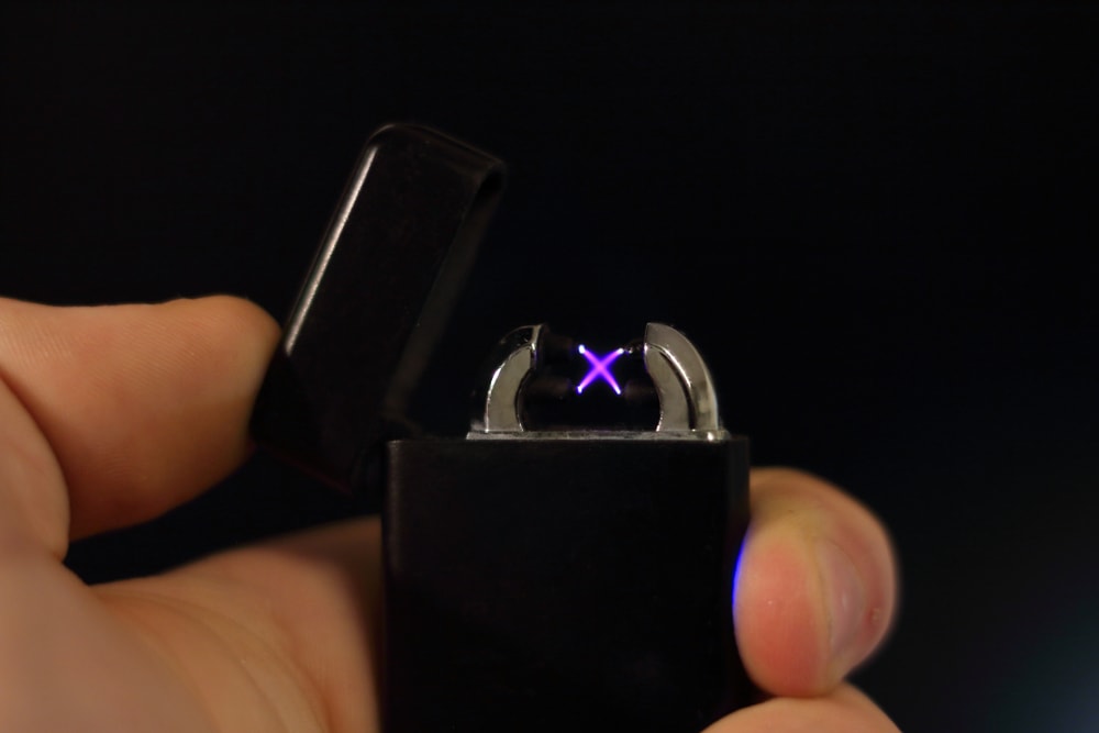 Plasma Lighter on black background