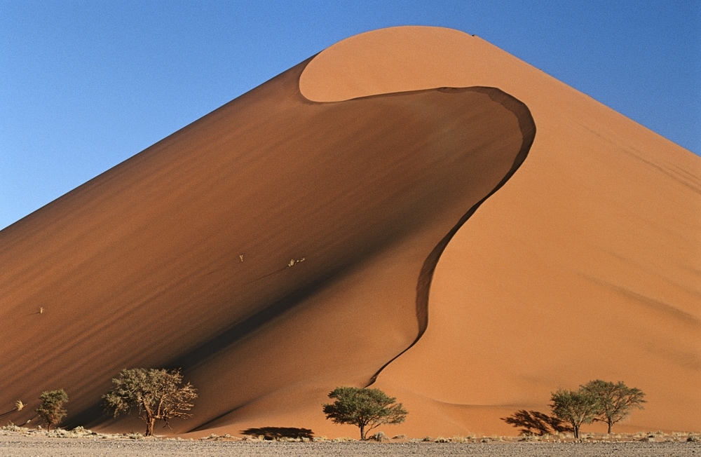 sand dunes in Namib desert