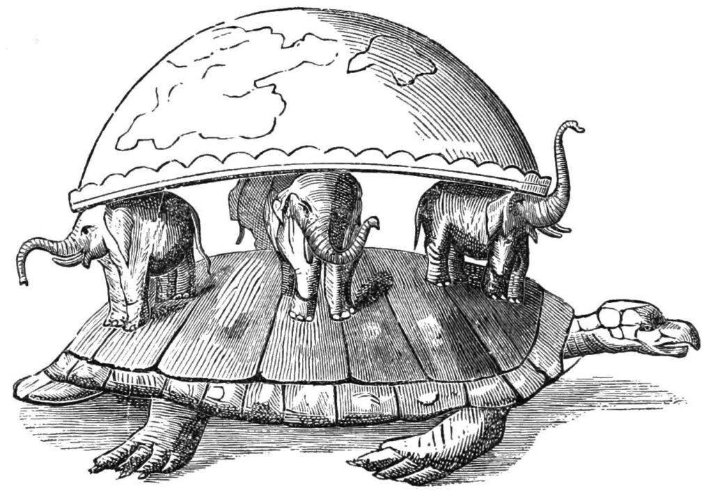 image of the depiction of The World Turtle