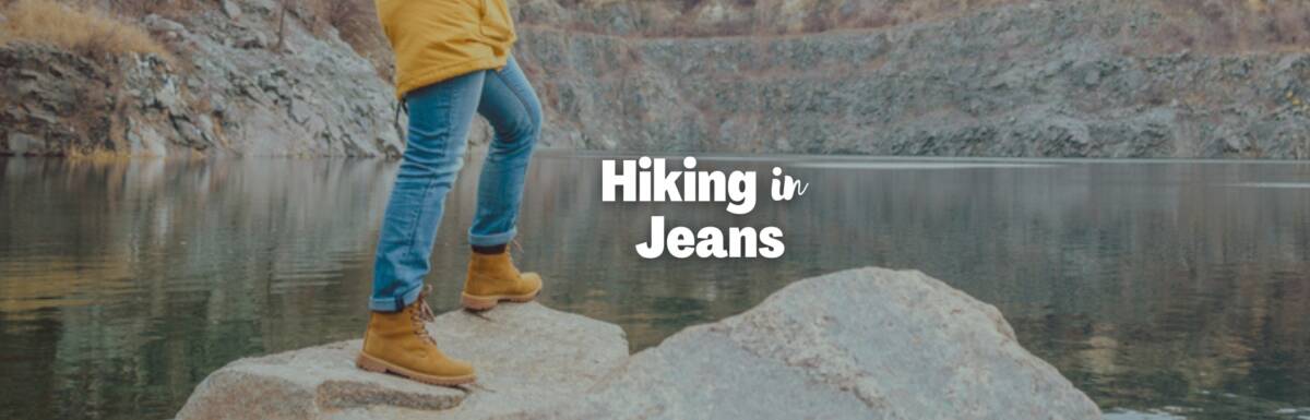 hiking in jeans featured image